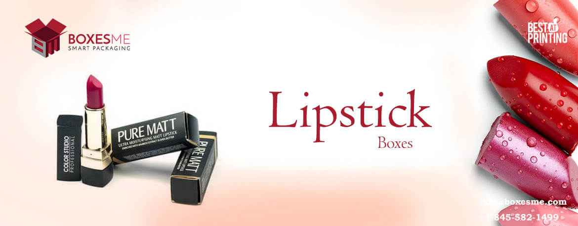 Custom Printed Lipstick Packaging Boxes | Wholesale Lipstick Boxes With Your Brand Logo